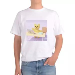 [하프클럽/]반팔티 하늘곰 단체반팔티 가족티 반팔면티 디자