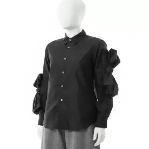 [꼼데가르송]COMME DES GARCONS 25FW 폴리에스테르 타페타 리본 디테일 셔츠RP B009 W25 1 822326