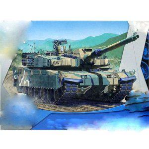K2 조립장난감 흑표 탱크프라모델 조립완구 한