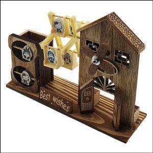 펜션과 오르골 크리스마스 회전 과학상자 장난감