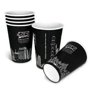 일회용 사무실 종이컵 블랙색상 13온스 1000개입