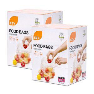 이지엔 일회용 비닐백(중형) 1200매 x 2