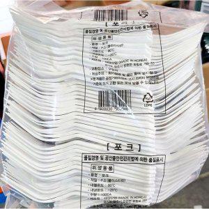 일회용포크(PS 흰색 14cm 100입) X20