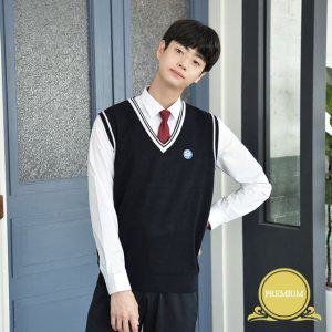 교복 가디건 프리미엄 사이즈 학생니트조끼 니트