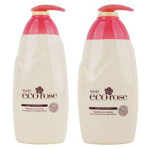 로즈워터 촉촉한 보습 바디에센스 1개 바디클렌저 1개