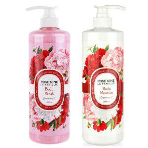 은은한 로즈향이 감싸는 바디로션 1개 바디워시 1개