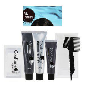 암모니아 함량 낮춰 두피 부담을 줄인 염색 진한갈색