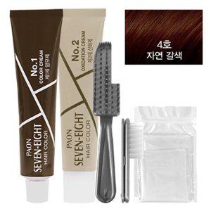 빠른 염색완성 자연스러운 컬러 유지 염색약 자연갈색
