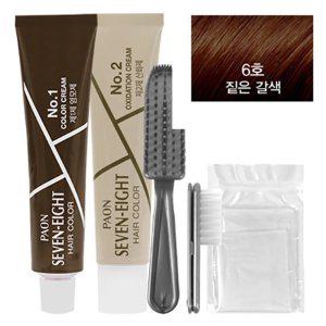빠른완성 원하는 만큼 나눠 사용 헤어염색약 짙은갈색