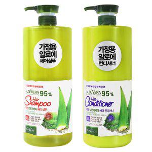 영양 채우고 촉촉한 머릿결 알로에 샴푸 1개 린스 1개