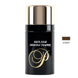 간편하고 균일한 쿠션타입 볼륨 헤어 파우더 흑갈색