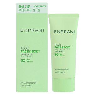 강력한 워터프루프 촉촉한 수분 알로에 선크림 100ml