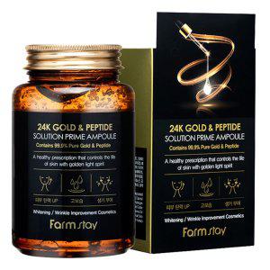 깊은 보습을 전하는 24K 골드와 펩타이드 앰플 250ml