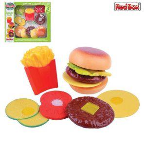 장난감 소꿉놀이 장난감햄버거 햄버거 레드박스