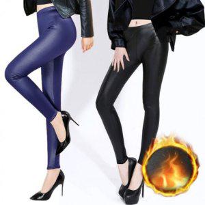 기모바지 스판레깅스 레자 기모가죽 기모 팬츠