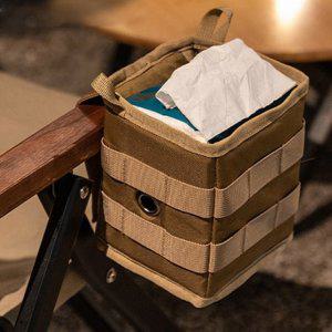 포켓 캠핑 문 사이드 의자 컵홀더