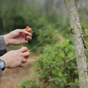 아웃도어 스프링멜론 실톱 줄톱 와이어 공구 캠