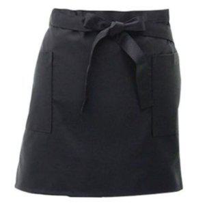 반앞치마 하의 앞치마 매장 블랙 단색 바리스타