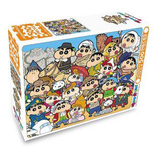짱구는못말려 500pcs 직소 퍼즐 세계여행 1P 보드게임