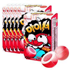 오리온 아이셔 42g 자두맛 6개 1세트 츄잉 캔디 간식