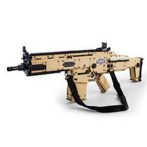 바니랜드 블럭건 카다 CaDA FN 스카 17S (C81021W) 장난감총