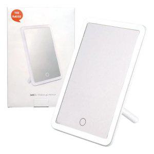 LED 스퀘어 거울 스탠드/화장거울 메이크업 조명거울