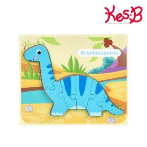 퍼즐 브라키오사우루스 어린이선물 판 입체 나무