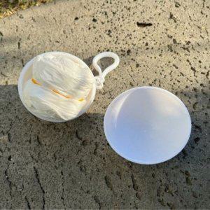 우비 남녀 키링 캡슐 여름 휴대용 캠핑 여행