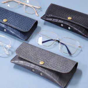 안경 파우치 케이스 선글라스 악어 가죽 고급 주머니