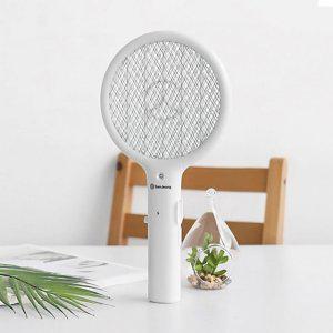 해충킬러 캠핑용 미니모기채 모기파리 2중안전