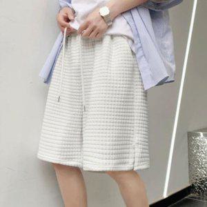 루즈핏팬츠 반바지패션 엠보패턴 데일리팬츠 5부