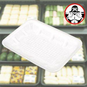 포장용기 스티로폼 접시 백색 1000개 튼튼한