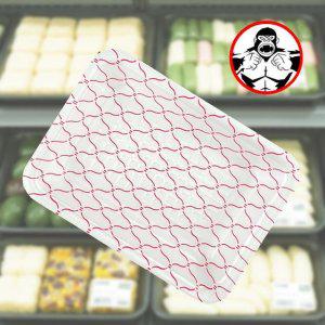 스티로폼 용기 포장 적색 그물 모양 1000개