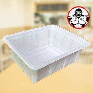 밀봉 플라스틱 용기 포장용기 백색 400개 배달용