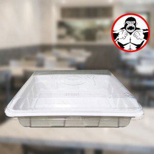 플라스틱 밀봉 음식 포장용기 백색 600개 실링용기