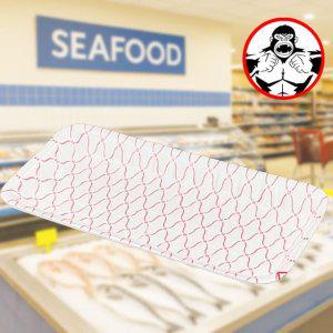 스티로폼 용기 시장 적색 그물 무늬1000개