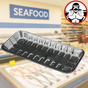 스티로폼 용기 포장용기 시장 검정색 1000개