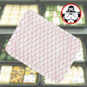 스티로폼 용기 포장 적색 그물 무늬 1000개