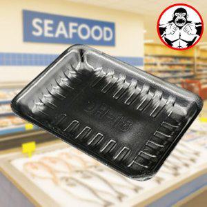 스티로폼 용기 포장용기 떡집 검정 1000개