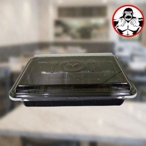 스티로폼 용기 포장용기 정육점 검정 800개 실링용기