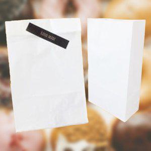 화이트 각대봉투 베이커리 식품포장봉투 중형 100매