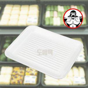 스티로폼 용기 포장 판매 떡집 백색 600개