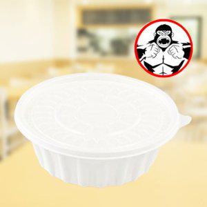 면요리 떡볶이 배달포장용기 소 흰색 150개 튼튼한