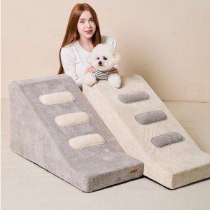강아지 쓰리텝 삼각 계단 1P 쇼파 침대 펫스텝 보호