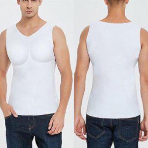 보정 마른남자속옷 나시 근육 몸짱 가슴근육나시