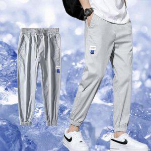 쿨링조거 남자쫄바지 남자플리츠 트레이닝 쿨 여