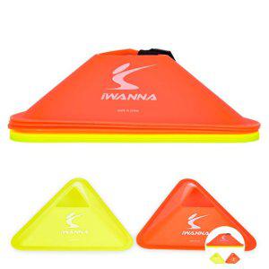 미니축구골대 그물 간이 마커축구훈련용품 5cm 스포츠콘 삼각 2inset 6개입 2색 허들콘