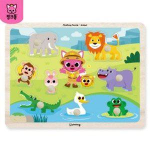 동물 조카선물 도형끼우기 핑크퐁 P394 그림