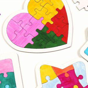 동물 색칠하기 그리기 종이 조각판 도형 퍼즐