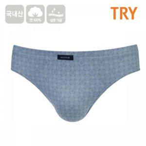 면팬티 회색 면100 1매 삼각팬티 속옷 남성